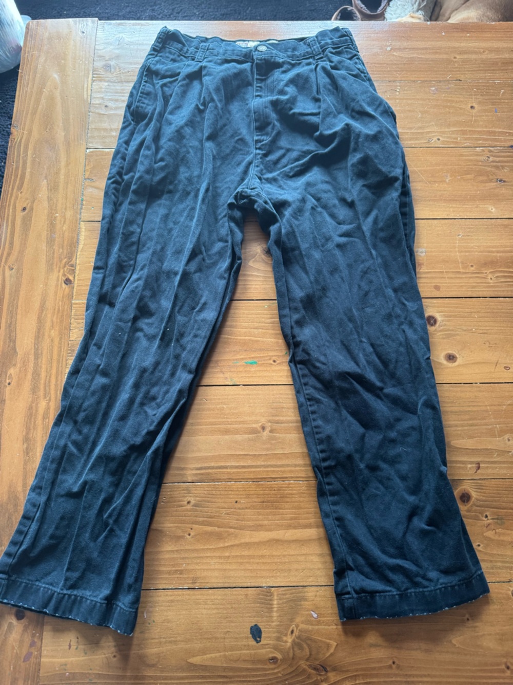 Faded Glory Black High-Rise Stretch Leggings